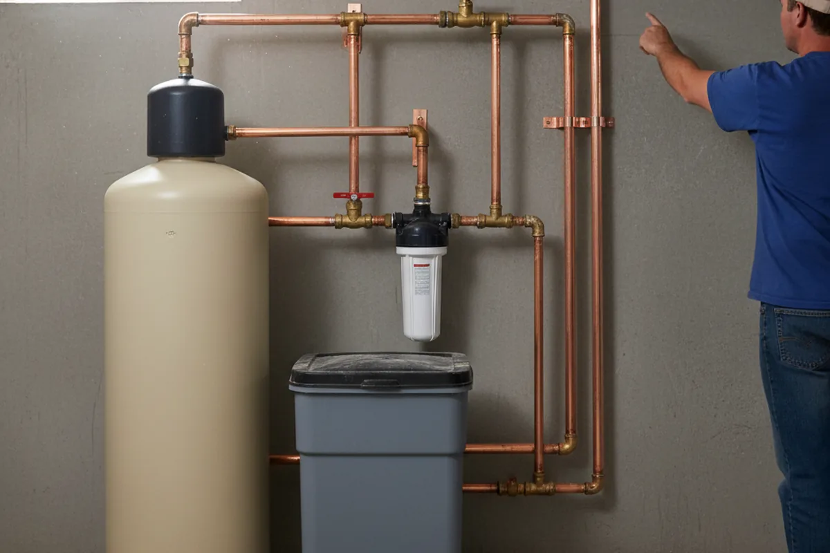 Whole-house water treatment system installed in La Jolla